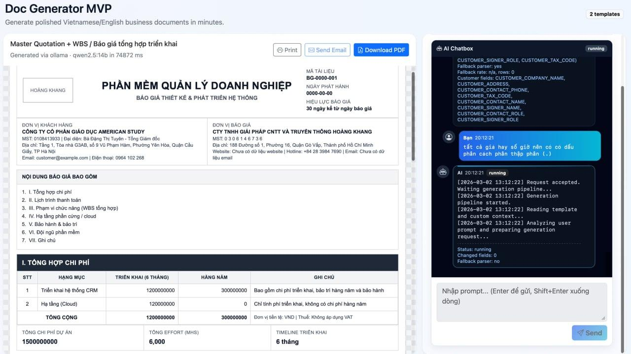 HKML — AI Document Generation System - 1