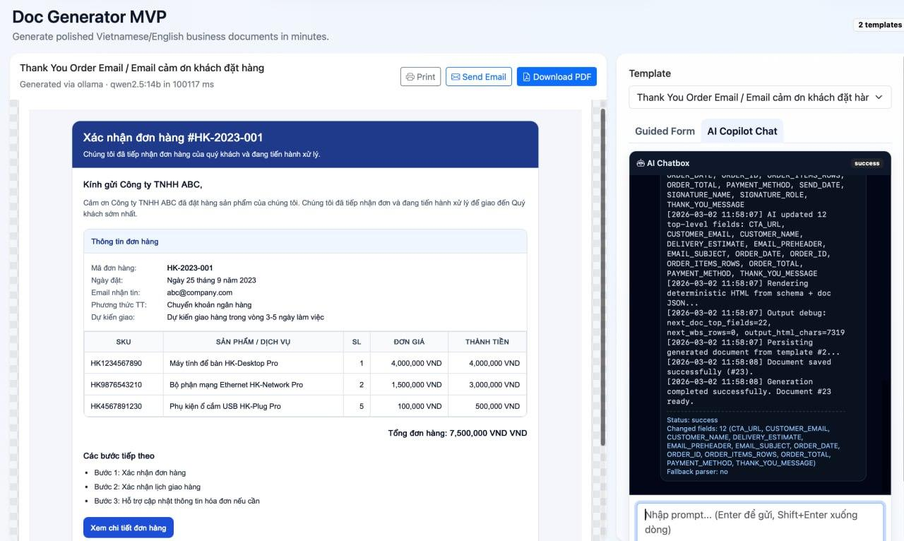 HKML — AI Document Generation System - 2